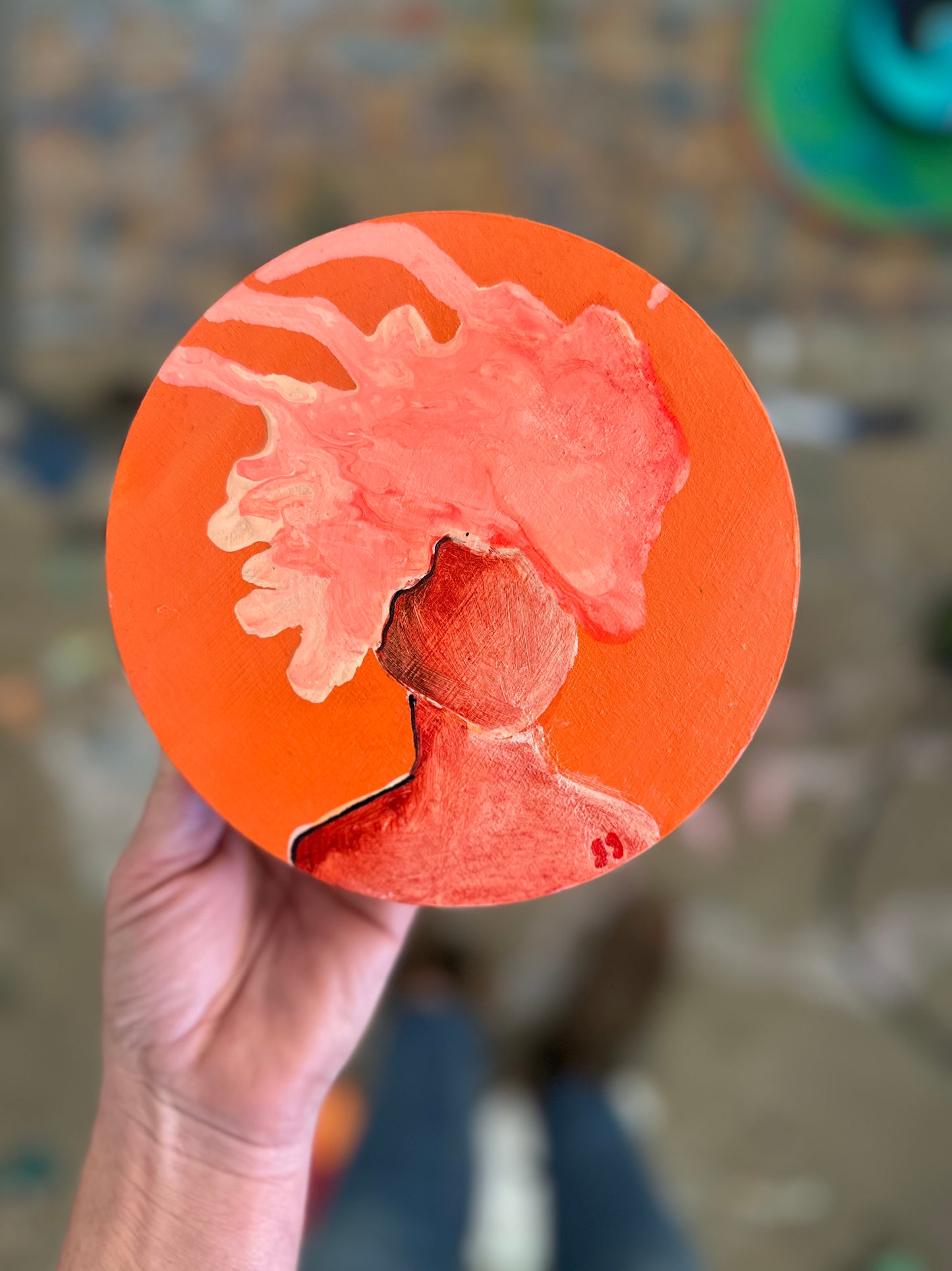 WILD: Open Minded Orange: 6" Round